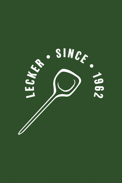 Grafik von tellofix mit einem Kochlöffel und Text 